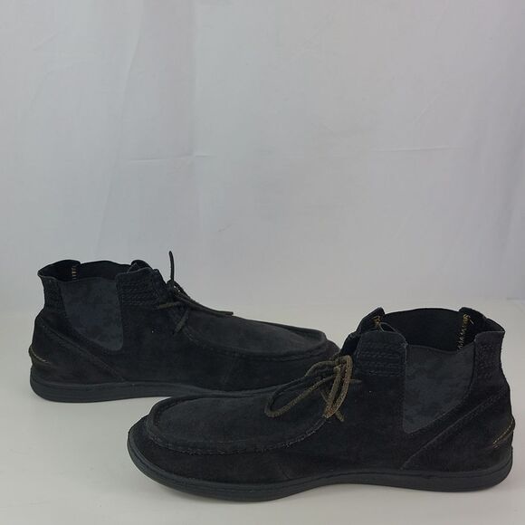Diesel Bellow Black Suede Lace Up Chukka Men's Boots - Picture 4 of 15